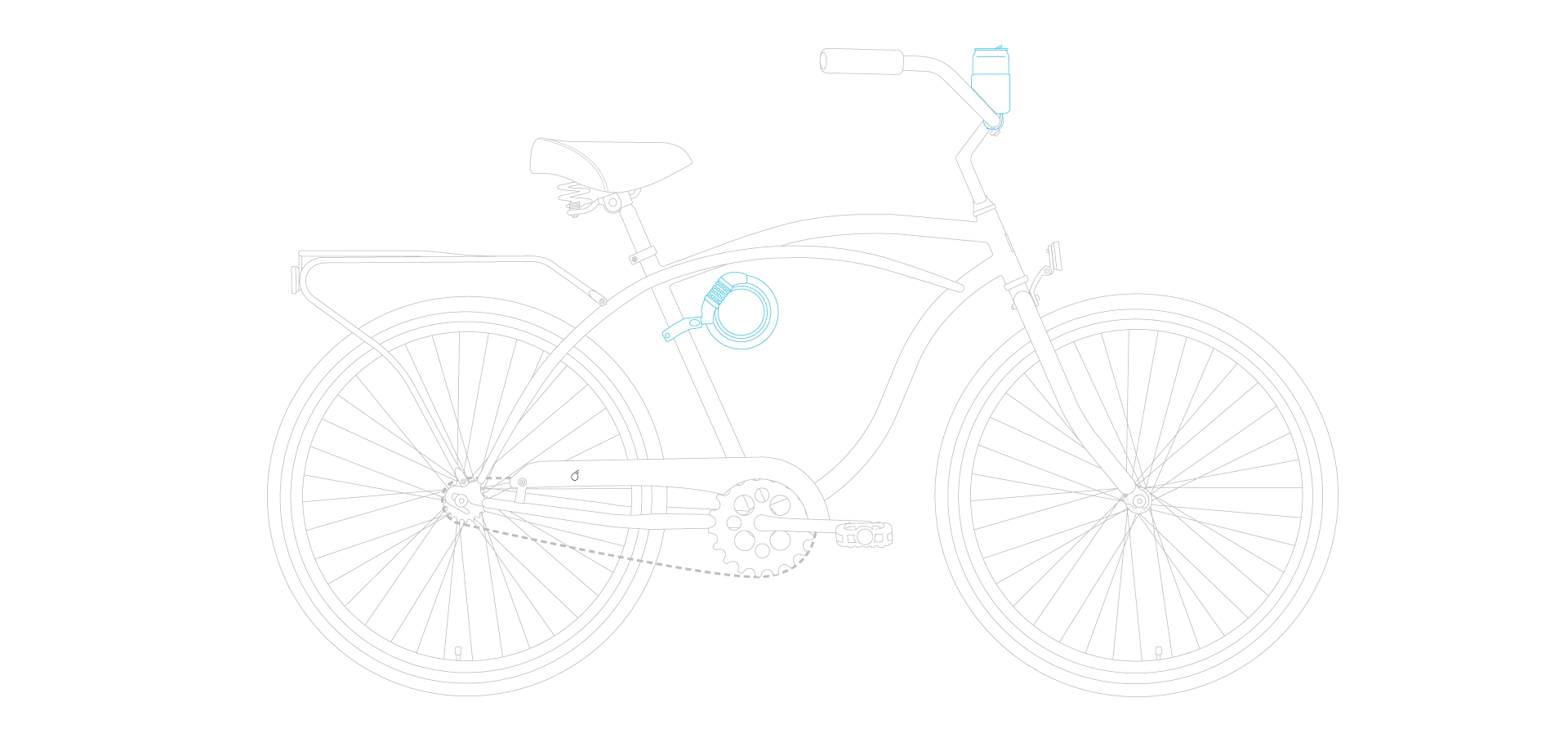 sixthreezero Around the Block Men's 26" 21 Speed Cruiser Bicycle