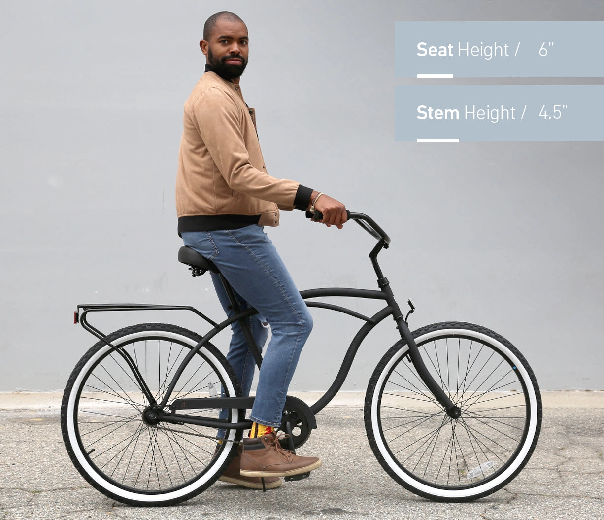 sixthreezero Around the Block Men's 26" 21 Speed Cruiser Bicycle