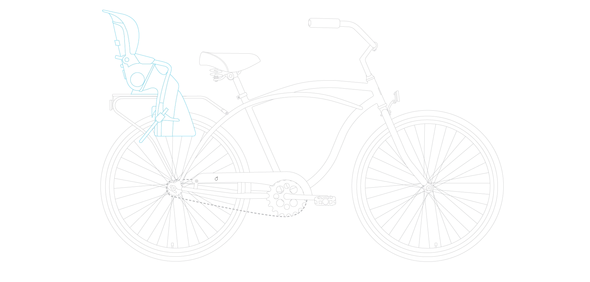 sixthreezero Around the Block Men's 26" 21 Speed Cruiser Bicycle