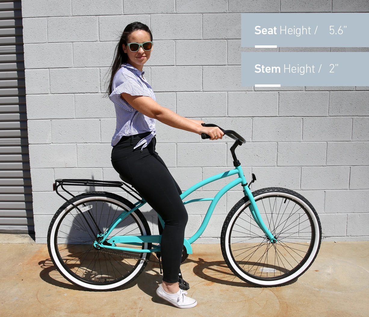 sixthreezero Around the Block Women's Casual Edition Single Speed Beach Cruiser Bicycle