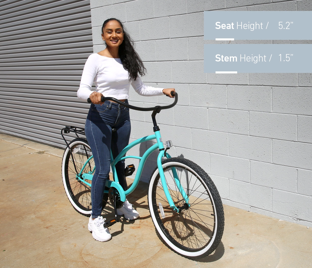 sixthreezero Around the Block Women's Casual Edition Single Speed Beach Cruiser Bicycle