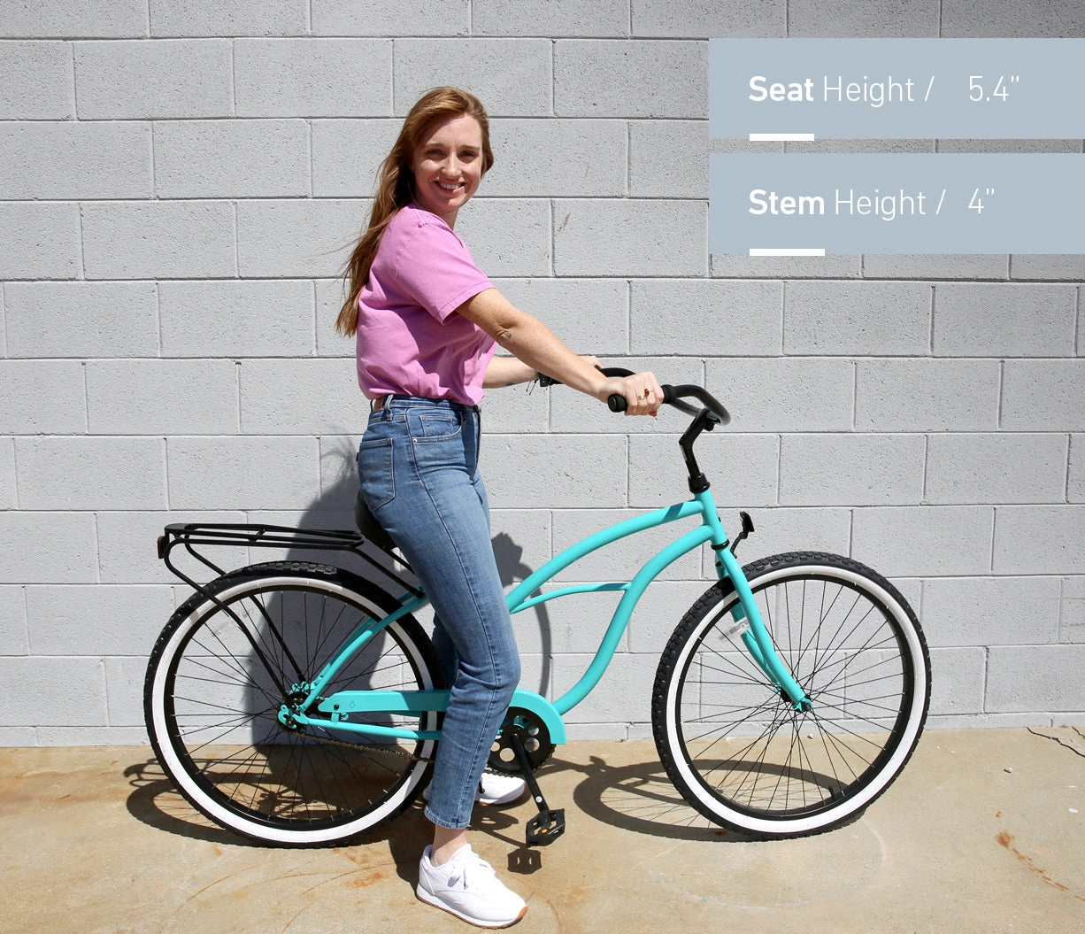 sixthreezero Around the Block Women's Casual Edition Single Speed Beach Cruiser Bicycle
