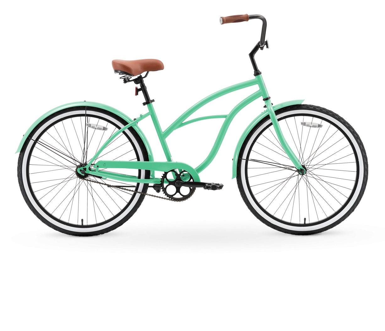 sixthreezero Around the Block Women's Casual Edition Single Speed Beach Cruiser Bicycle