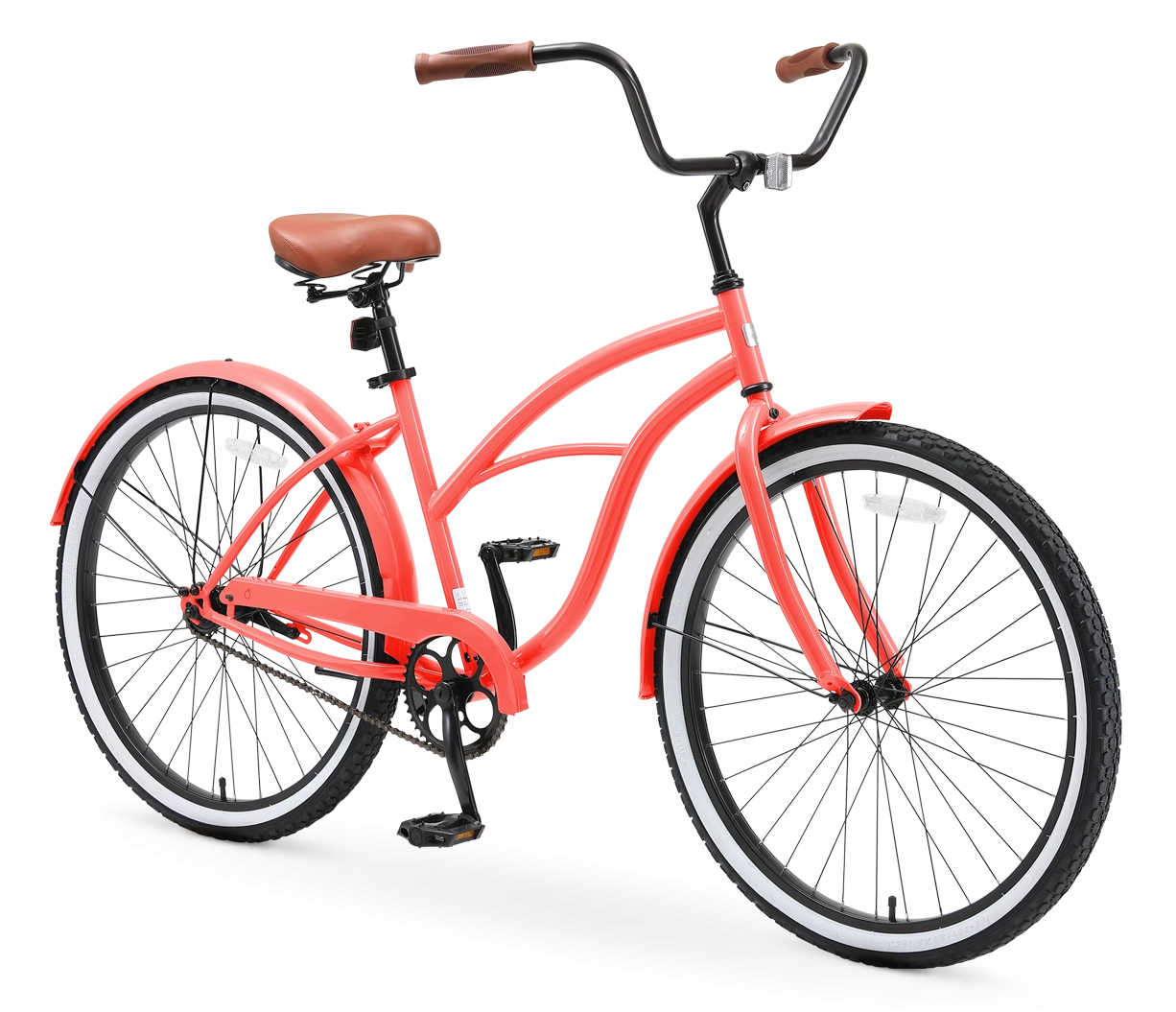 sixthreezero Around the Block Women's Casual Edition Single Speed Beach Cruiser Bicycle