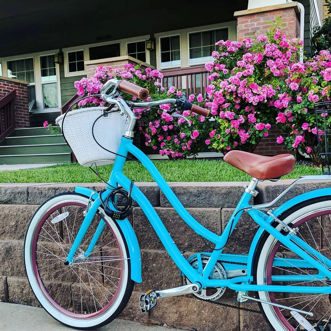 sixthreezero EVRYjourney Women's 26" 21 Speed Step-Through Touring Hybrid Bicycle