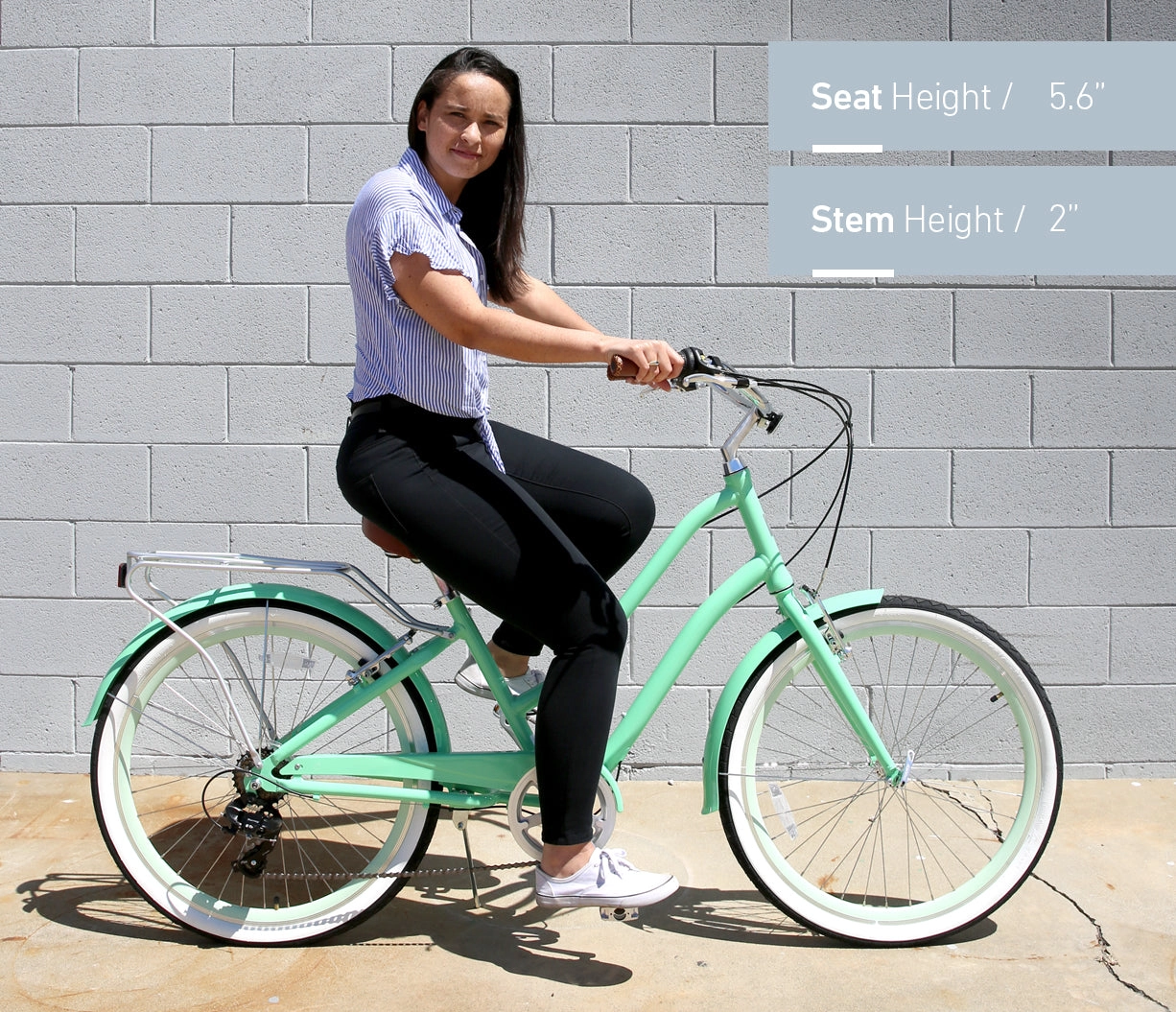 sixthreezero EVRYjourney Women's 26" 21 Speed Step-Through Touring Hybrid Bicycle