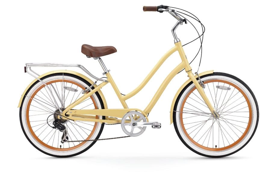 sixthreezero EVRYjourney Women's 26" 21 Speed Step-Through Touring Hybrid Bicycle