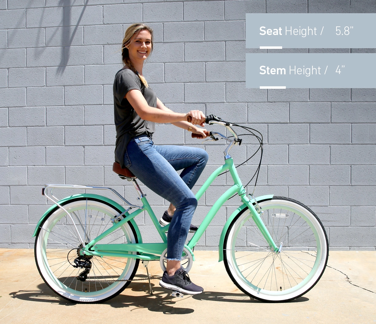 sixthreezero EVRYjourney Women's 26" 21 Speed Step-Through Touring Hybrid Bicycle