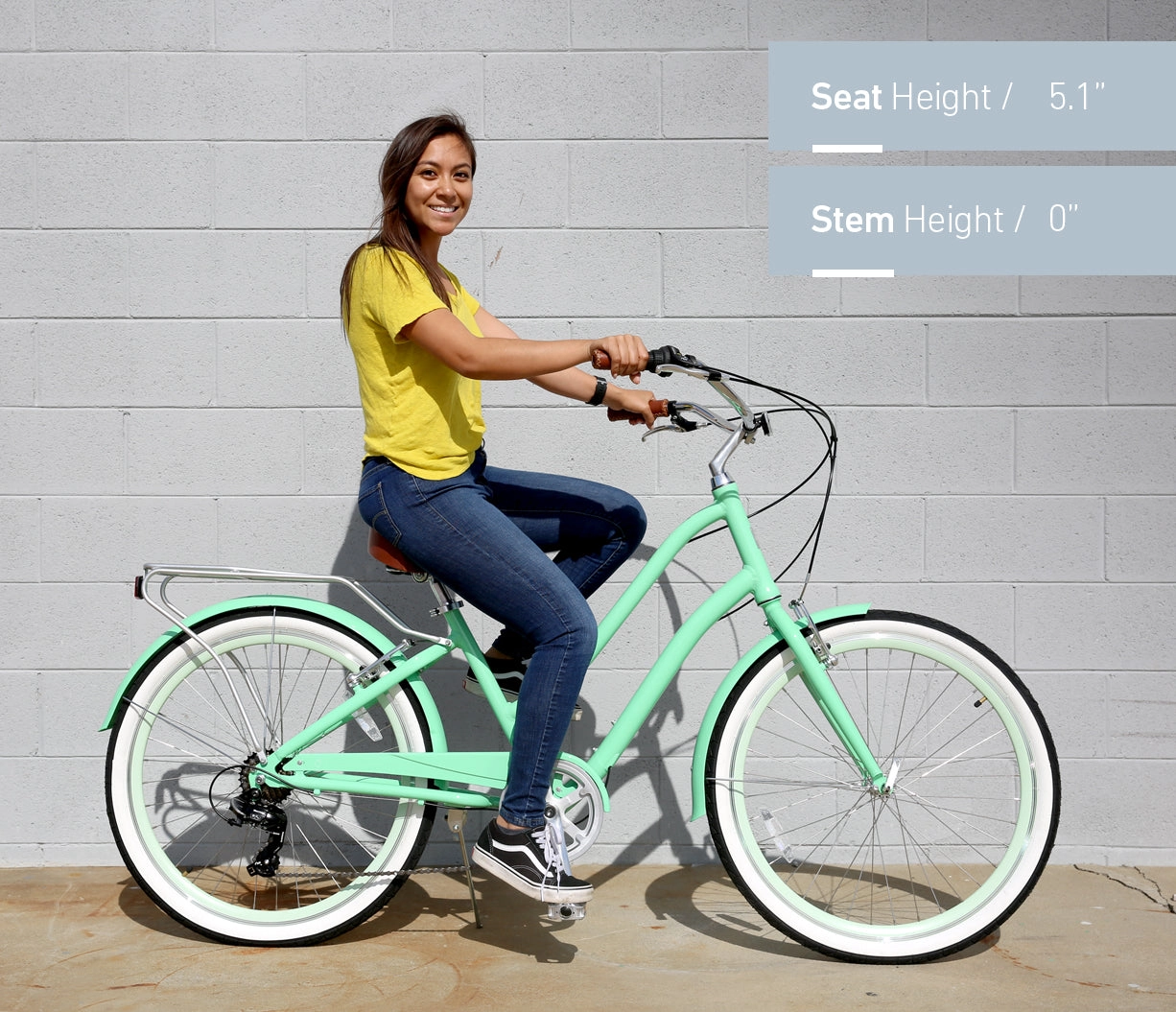 sixthreezero EVRYjourney Women's 26" 21 Speed Step-Through Touring Hybrid Bicycle
