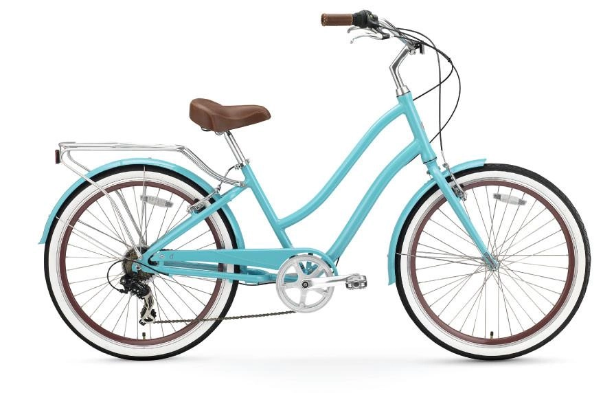 sixthreezero EVRYjourney Women's 26" 21 Speed Step-Through Touring Hybrid Bicycle