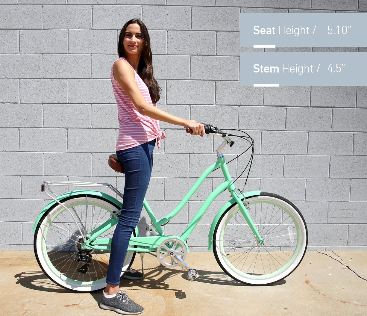 sixthreezero EVRYjourney Women's 26" 21 Speed Step-Through Touring Hybrid Bicycle