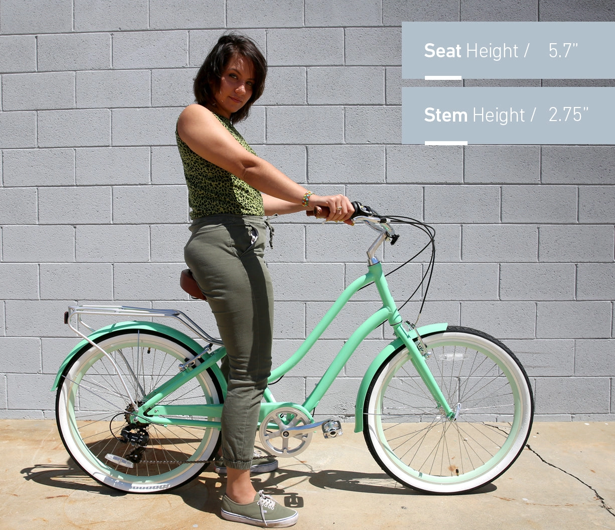 sixthreezero EVRYjourney Women's 26" 21 Speed Step-Through Touring Hybrid Bicycle