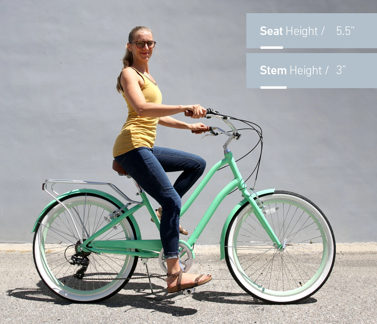 sixthreezero EVRYjourney Women's 26" 21 Speed Step-Through Touring Hybrid Bicycle