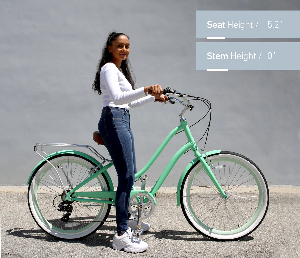 sixthreezero EVRYjourney Women's 26" 21 Speed Step-Through Touring Hybrid Bicycle