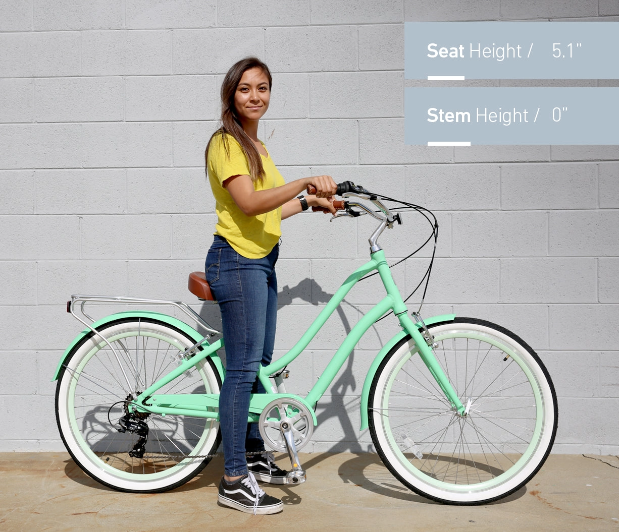 sixthreezero EVRYjourney Women's 26" 21 Speed Step-Through Touring Hybrid Bicycle