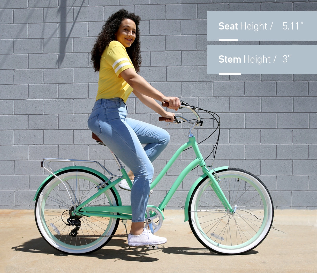 sixthreezero EVRYjourney Women's 26" 21 Speed Step-Through Touring Hybrid Bicycle