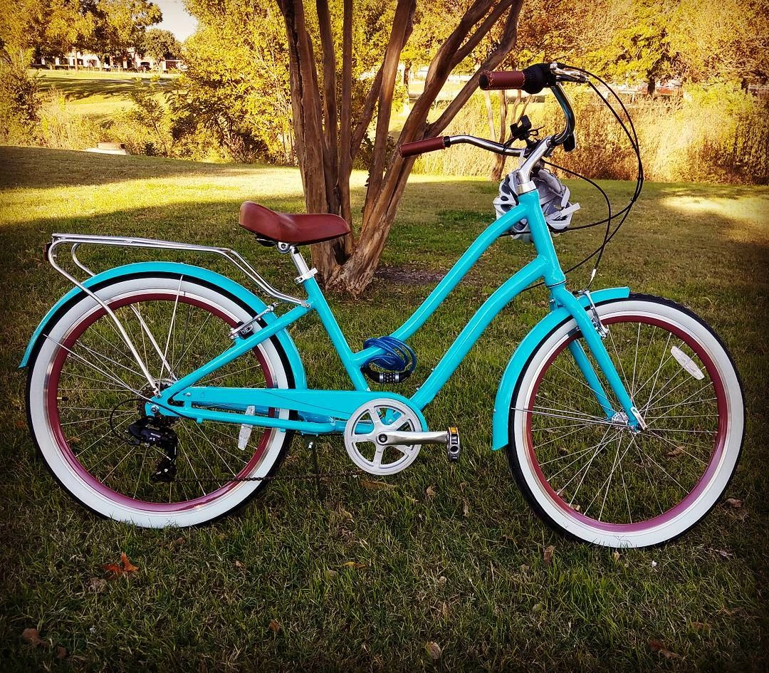sixthreezero EVRYjourney Women's 26" 21 Speed Step-Through Touring Hybrid Bicycle