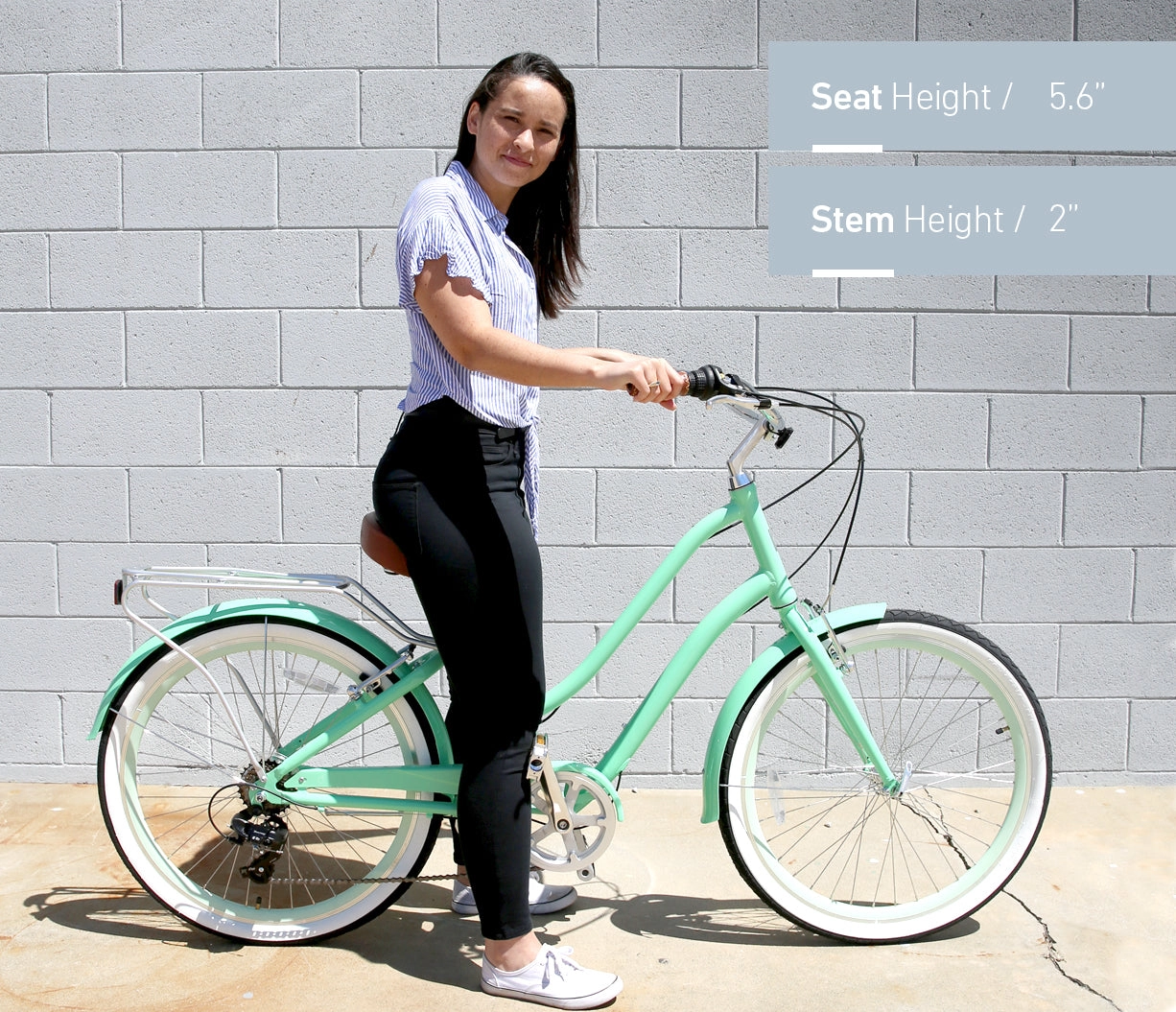 sixthreezero EVRYjourney Women's 26" 21 Speed Step-Through Touring Hybrid Bicycle