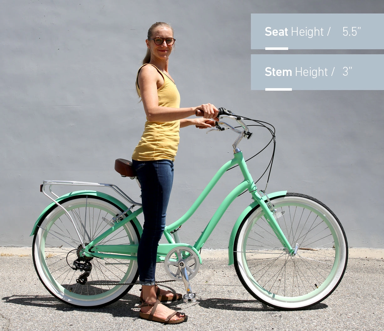 sixthreezero EVRYjourney Women's 26" 21 Speed Step-Through Touring Hybrid Bicycle