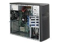 Supermicro SC732 D4F-500B - Tower - extended ATX 865 Watt - black - USB/FireWire/Audio CSE-732D4F-865B