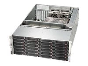 Supermicro SC846 BE16-R1K28B - Rack-mountable - 4U - enhanced extended ATX - SAS - hot-swap 1280 Watt - black CSE-846BE16-R1K28B