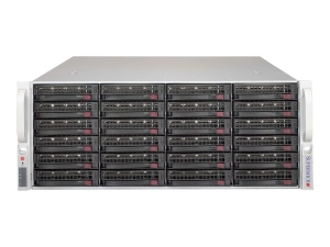 Supermicro SC846 BE2C-R609JBOD - Rack-mountable - 4U - SATA/SAS - hot-swap - black CSE-846BE2C-R609JBOD