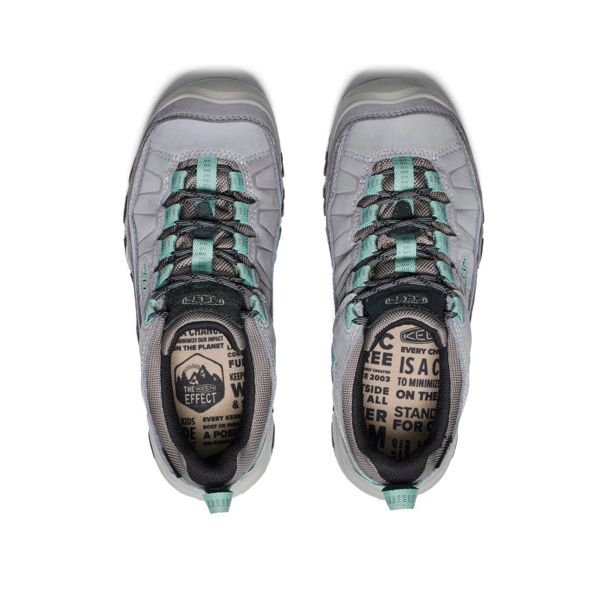 Women's Targhee IV Waterproof Hiking Shoe  |  Alloy/Granite Green